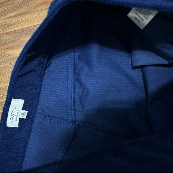 Cabana by Crown & Ivy Navy Blue Women’s Size 14 Navy Blue Corduroy Pants - Picture 6 of 6